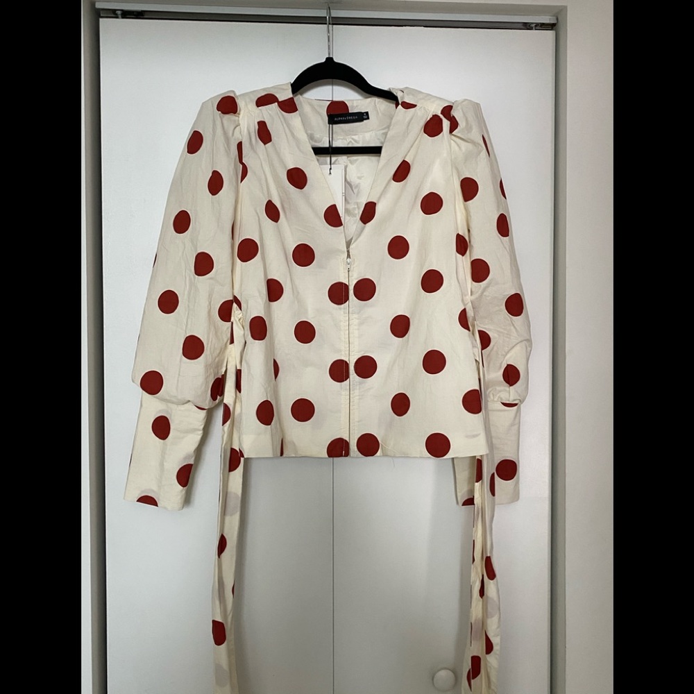 Alpha & Omega Polka Dot Top